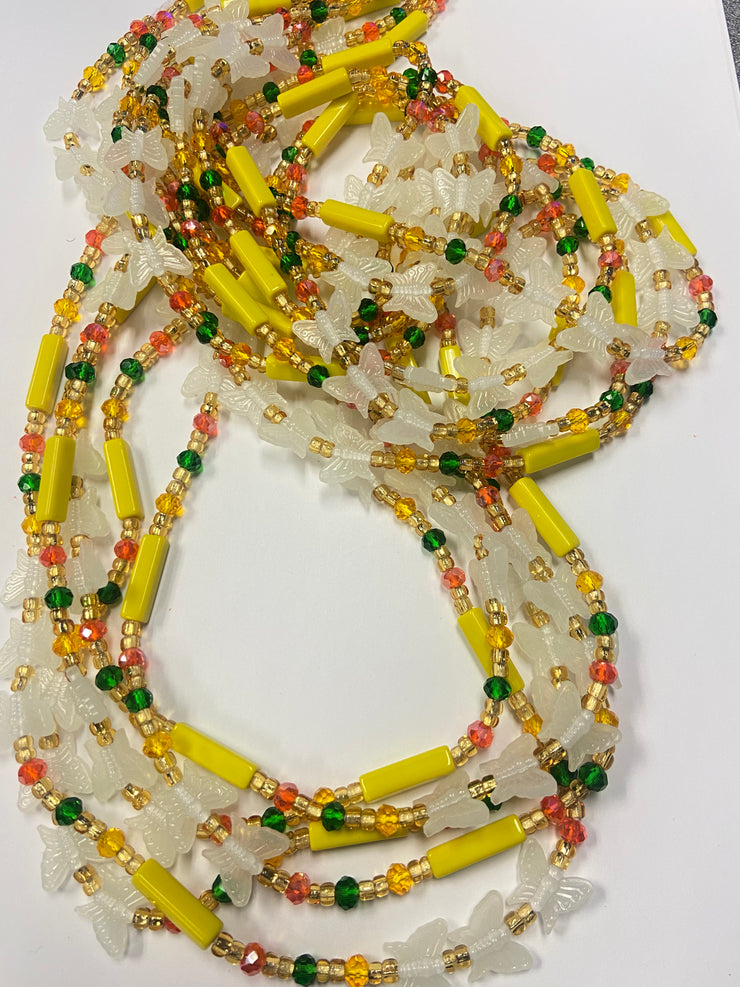 F.B.I Blooming into Success  Waist Beads (Glow In The Dark)